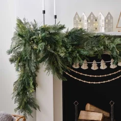 Pine & Cypress Foliage Christmas Garland - 3M