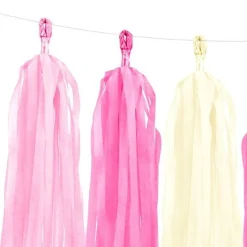 Pink Mix Tassel Garland Decoration - 1.5M