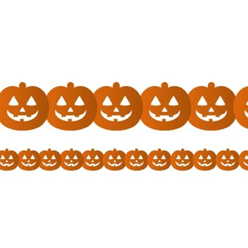 Pumpkin Tissue Paper Garland - 3M