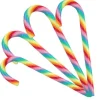 Rainbow Candy Cane - Fruit Flavour - 28G