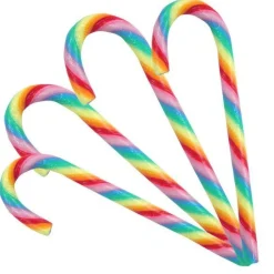 Rainbow Candy Cane - Fruit Flavour - 28G