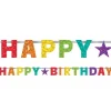 Rainbow 'Happy Birthday' Paper Banner - 2.3M