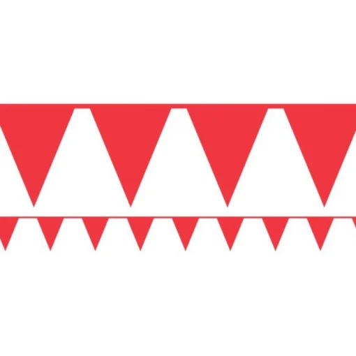 Red Paper Bunting - 4.5M