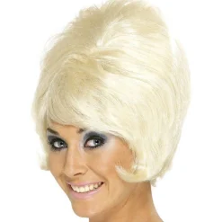 60S Blonde Beehive Wig