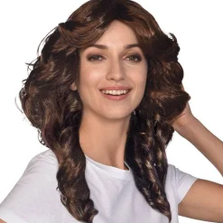 70S Brown Flick Wig