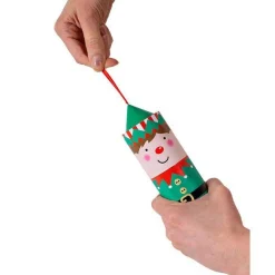 Santa & Friends Pull Pop Crackers - 16Cm (4Pk)