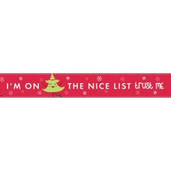 Santa Please Stop Here Paper Door Banners - 1M (3Pk)