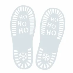 Santa's Footprint Christmas Stencils (2Pk)