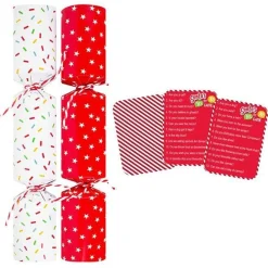 Santa's Yes Or No Game Crackers - 23Cm (6Pk)