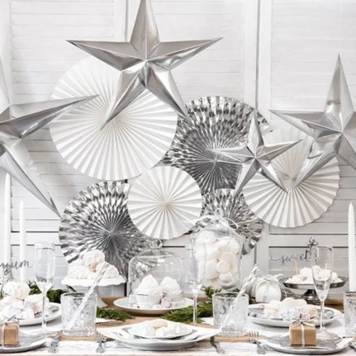 Silver Fans (3Pk)