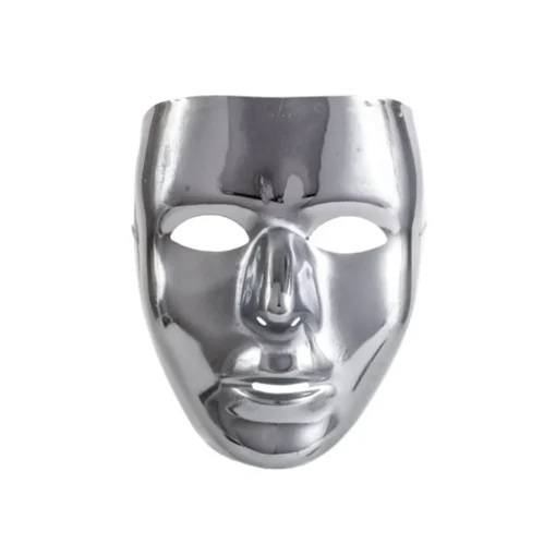 Silver Masquerade Face Mask