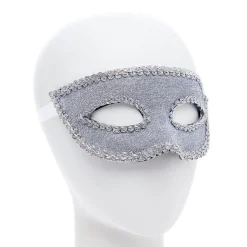 Silver Masquerade Mask With Ribbon