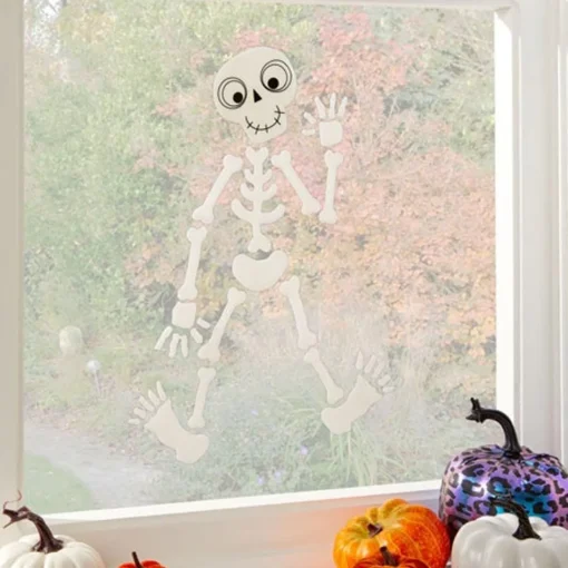 Skeleton Gel Window Cling