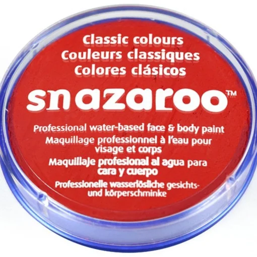 Snazaroo Bright Red Face Paint - 18Ml