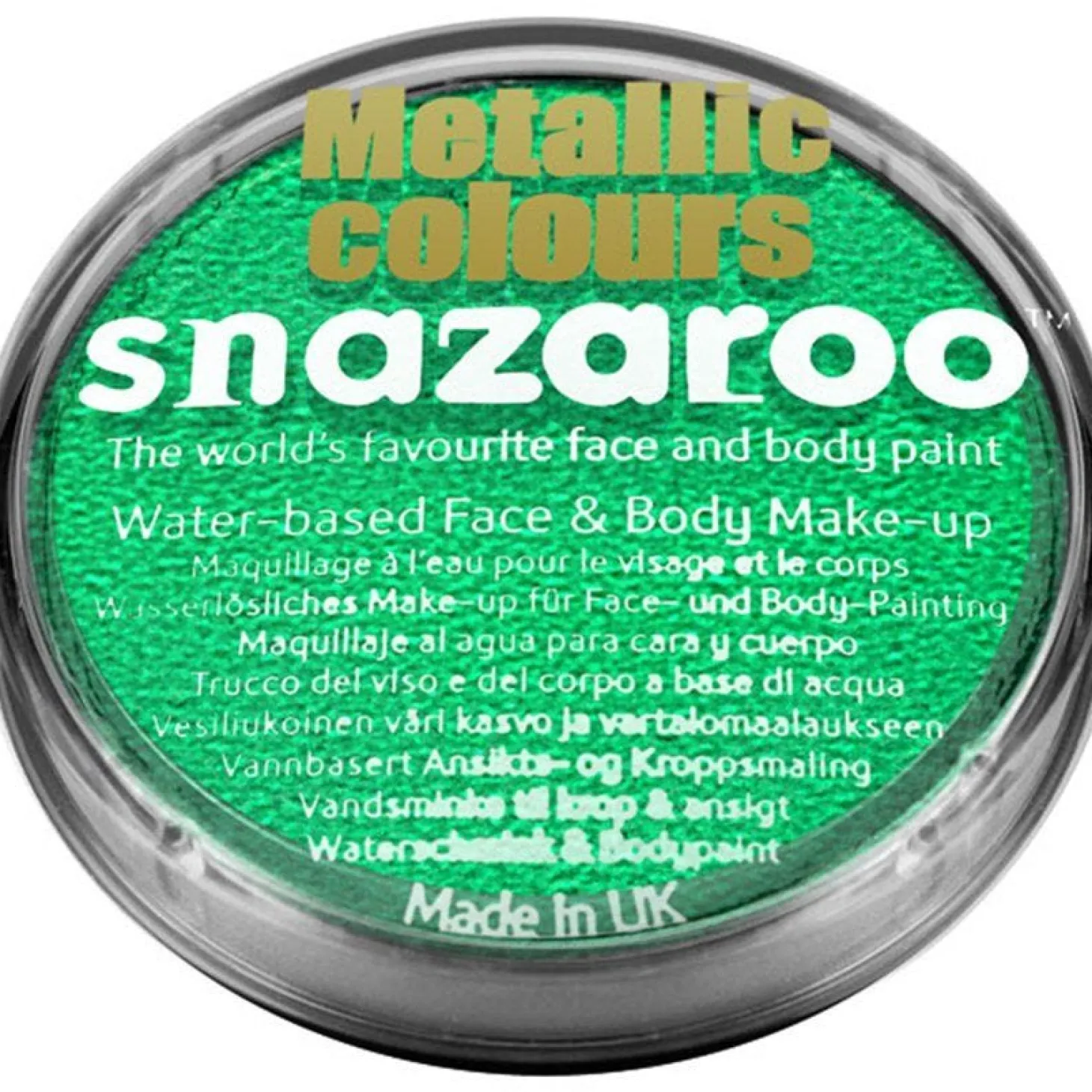 Snazaroo Electric Green Face Paint - 18Ml