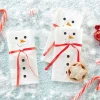 Snowman With Scarf Paper Napkins - 32Cm (16Pk)