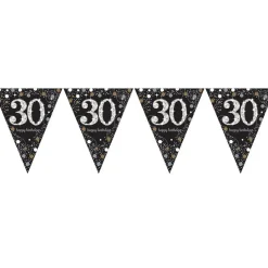 Sparkling Celebration 30Th Foil Bunting - 4M