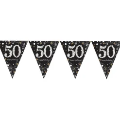 Sparkling Celebration 50Th Foil Bunting - 4M