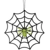 Spiderweb With Glitter Spider