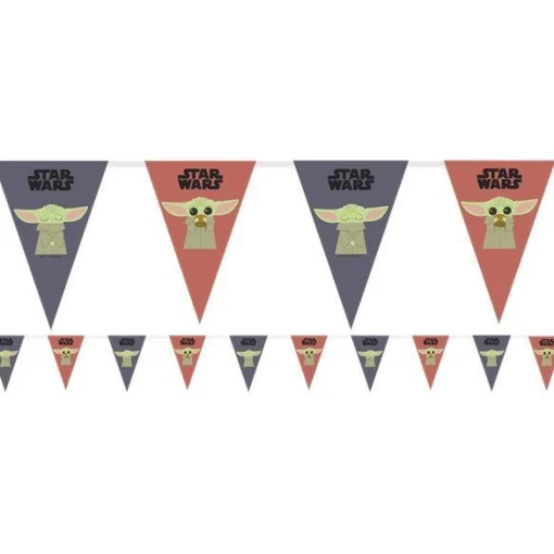 Star Wars Mandalorian Paper Flag Banner - 2.3M