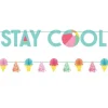 Stay Cool' Paper Banner Kit (2Pk)