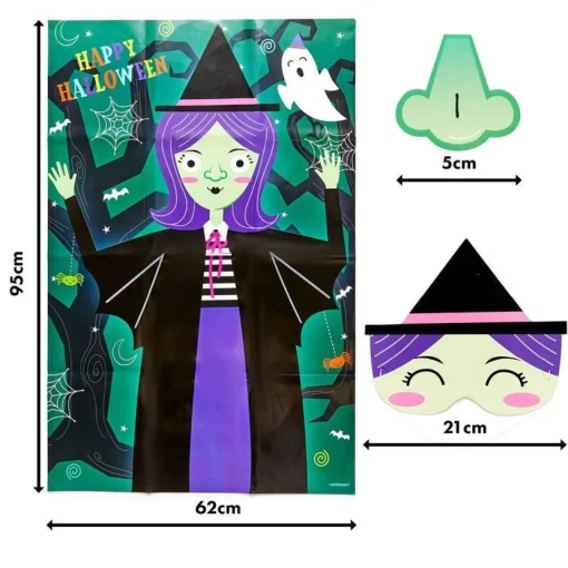 Stick The Nose On The Witch Game