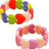 Stretchy Heart Bracelet - Plastic
