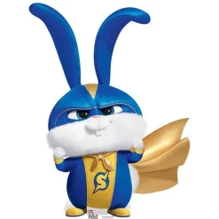 Superhero Rabbit Secret Life Of Pets Cardboard Cutout - 90Cm X 71Cm