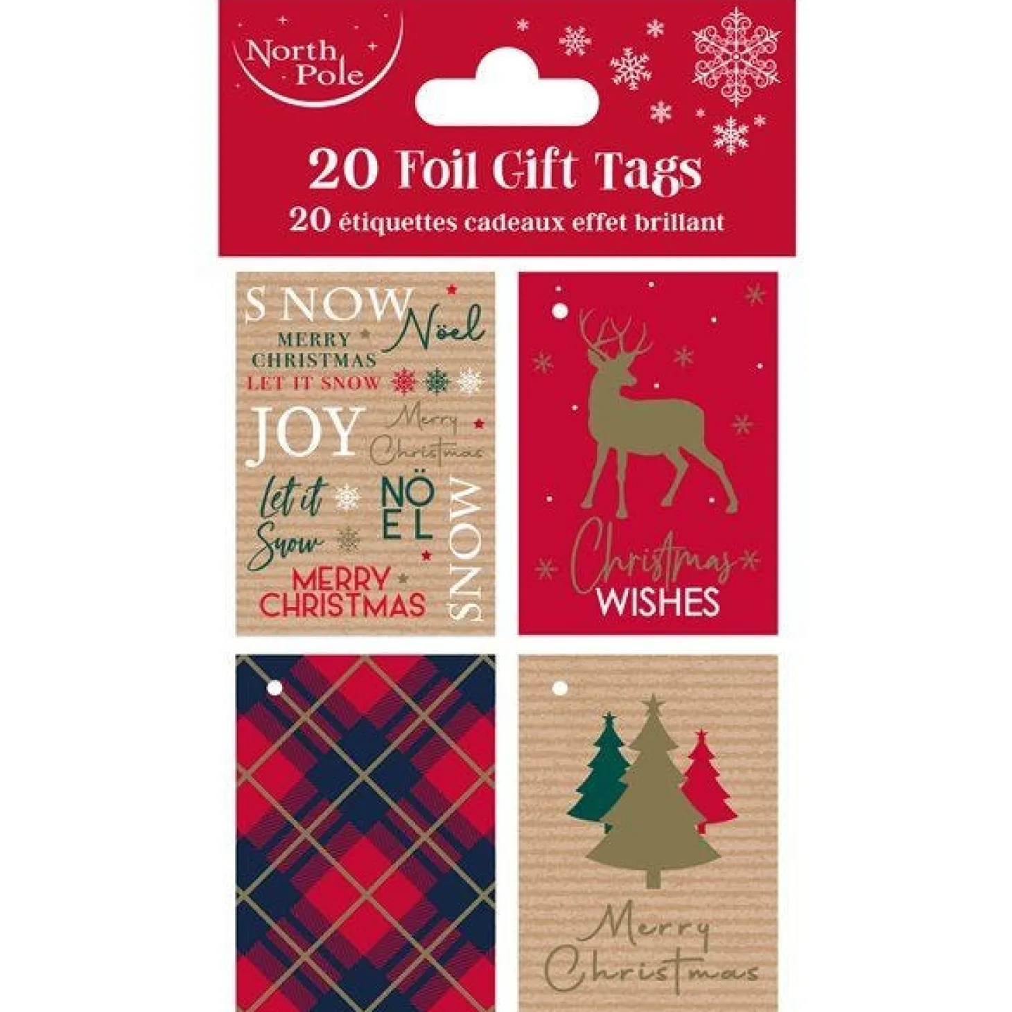 Tartan Gift Tags (20Pk)