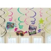 Totally 80S Hanging Swirls Decoration (12Pk)