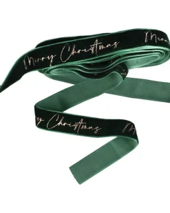 Velvet Merry Christmas Ribbon