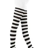 White & Black Tights - Child 7-10 Years