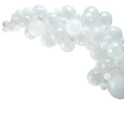 White Balloon Arch - 70 Balloons