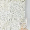 White Flower Wall Backdrop Tile - 63Cm X 45Cm