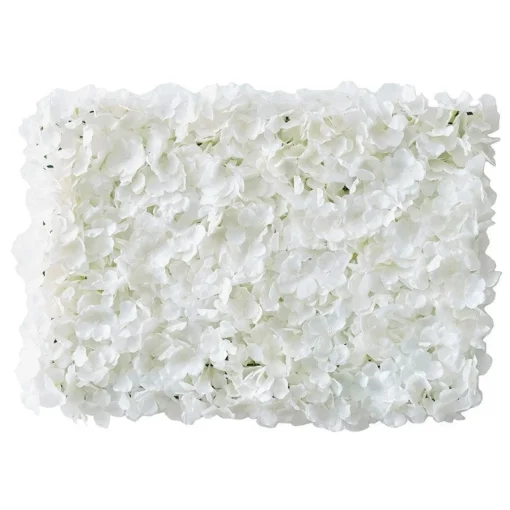 White Flower Wall Backdrop Tile - 63Cm X 45Cm